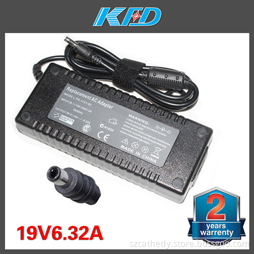 19V6.32A Laptop AC Adapter for Asus Laptop, Tip Size 5.5*2.5mm